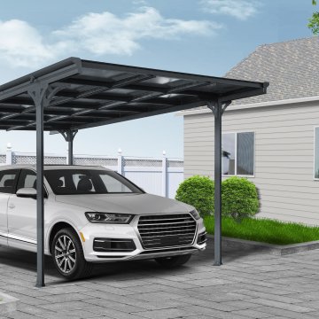 Agadon Aluminium Carport Eco 503 x 300 cm Anthracite