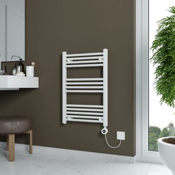 Grace Electric Towel Rail - 750 x 500 - White